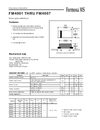 Datasheet FM4006 manufacturer Formosa